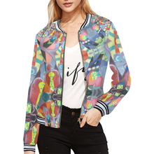Load image into Gallery viewer, astro All Over Print Bomber Jacket for Women (Model H21)