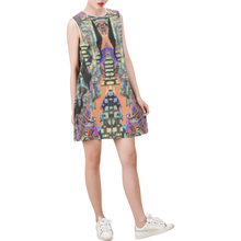 Load image into Gallery viewer, 1kokopie Sleeveless Round Neck Shift Dress (Model D51)