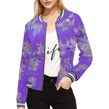 Load image into Gallery viewer, Naas-j All Over Print Bomber Jacket for Women (Model H21)