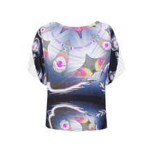 Load image into Gallery viewer, tiling(132) Women's Batwing-Sleeved Blouse T shirt (Model T44)