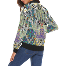 Load image into Gallery viewer, concious All Over Print Bomber Jacket for Women (Model H19)