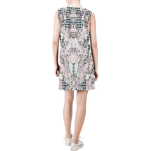 Load image into Gallery viewer, donatioo Sleeveless Round Neck Shift Dress (Model D51)