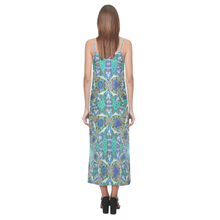 Load image into Gallery viewer, kasgan V-Neck Open Fork Long Dress(Model D18)