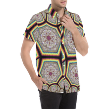 Load image into Gallery viewer, copy Men's All Over Print Short Sleeve Shirt (Model T53)