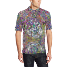 Load image into Gallery viewer, connect-C Men's All Over Print Polo Shirt (Model T55)