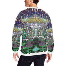Load image into Gallery viewer, tiling(99) Men's Oversized Fleece Crew Sweatshirt (Model H18)