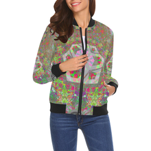 Load image into Gallery viewer, Exacta All Over Print Bomber Jacket for Women (Model H19)